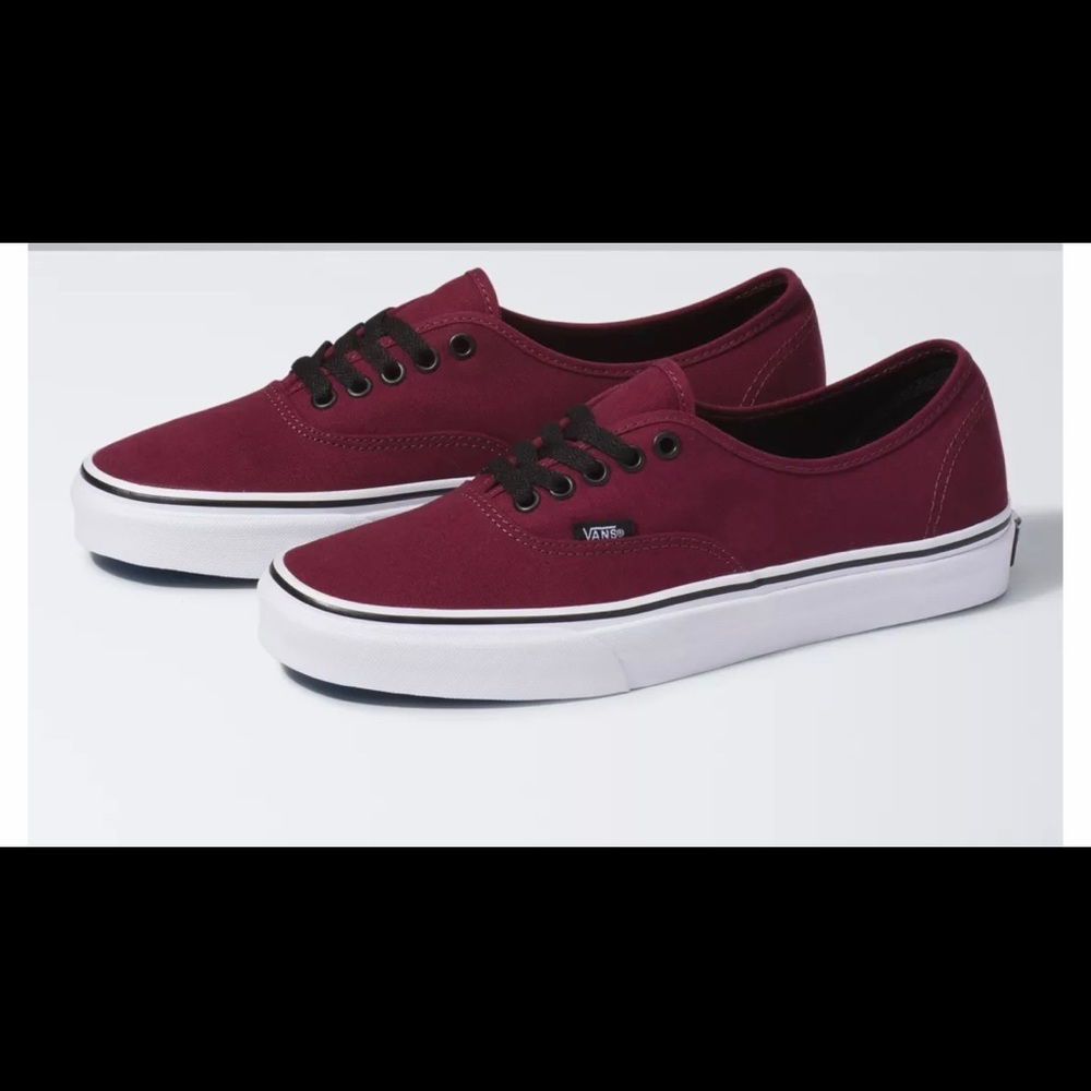 YOUTH TIE VANS / port royale red & black